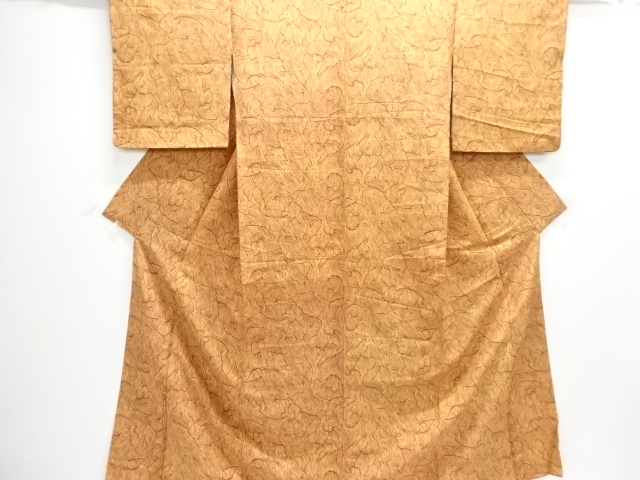 抽象模様上代紬着物